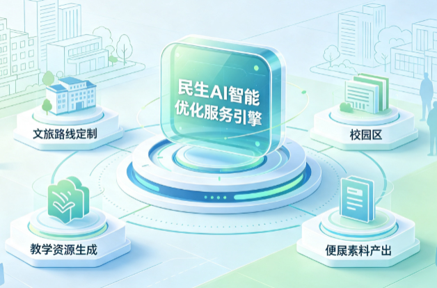 龙南县AI普惠赋能民生服务 智能优化技术升级大众生活服务体验